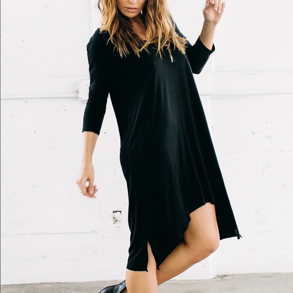 ✨JOAH BROWN So Simple High-Low Dress Charcoal-M/L✨